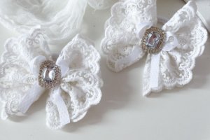 Работа Кружевные бантики для школы