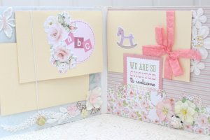 Скрап альбом для девочки от рождения до годика - Описание