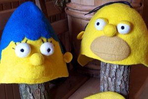 Набір вовняний для лазні - Опис