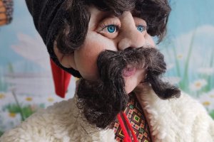 Авторская интерьерная кукла Вакула - Описание