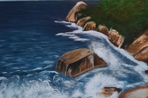 Вечернее море - Описание