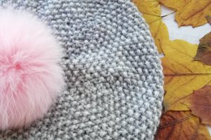 берет сірий - Опис