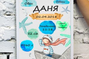 Дитяча метрика - Опис
