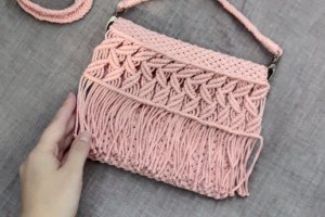 Работа Макраме сумка/клатч! Под заказ!