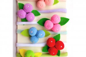 безрозмірні пов'язки на голову з ягідками (Yasia toys)