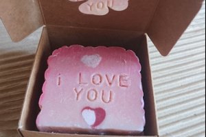 Натуральне мило з нуля «I Love You» - Опис