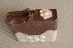 Натуральне мило з нуля ′Кавові котики′ - Опис