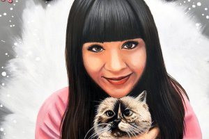 Кожаная сумка с Вашим фото ручная роспись - Описание