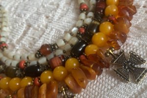 Ожерелье "Осеннее" " - Описание