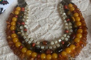 Ожерелье "Осеннее" " - Описание