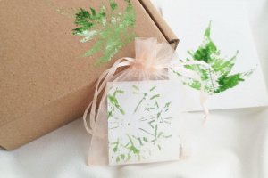 Бронзовый кулон с папоротником - Описание