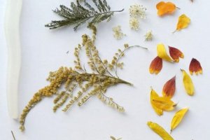 Канзаші, паличка в волосся з квітами - Опис