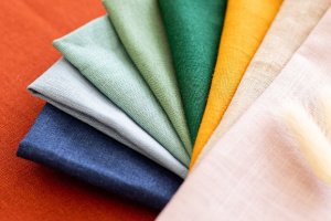 Серветка лляна зелена - Опис