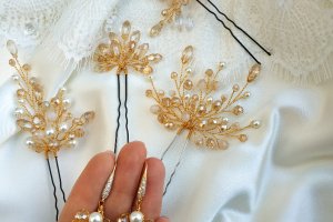 Шикарні сережки на весілля, день народження, новий рік - Опис