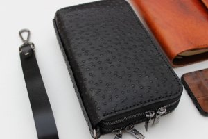 Портмоне клатч на молнии .  - Описание