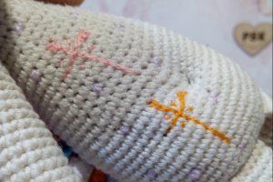 Единорог вязаная крючком мягкая игрушка с крыльями бабочки 6 - Описание