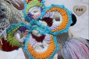 Единорог вязаная крючком мягкая игрушка с крыльями бабочки 6 - Описание