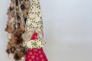 Рождественский Ангел, Текстильная Кукла-Ангел  - Описание