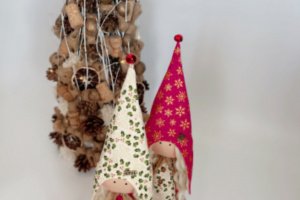 Рождественский Ангел, Текстильная Кукла-Ангел  - Описание