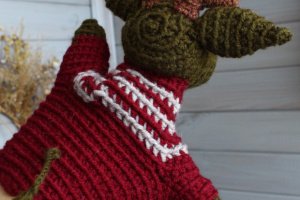Игрушка на руку олень - Описание