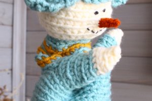 Игрушка на руку снеговик - ДРУГИЕ РАБОТЫ