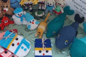 Работа Дед Мороз, Снегурочка, Снеговик, Олененок, Тигренок,