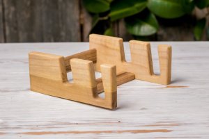 Работа Подставка на кухонный стол для двух деревянных досточек