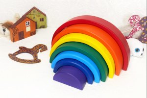 Игрушка Радуга дерево подарок малышу - Описание