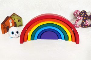 Игрушка Радуга дерево подарок малышу - Описание