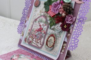 Большая открытка с Новым Годом и Рождеством  - Описание