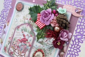 Большая открытка с Новым Годом и Рождеством  - Описание