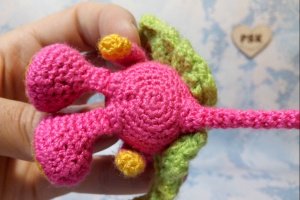 Мишка з крилами ангела в'язана гачком м'яка іграшка 5 - Опис