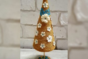 Ёлочка с цветами - Описание