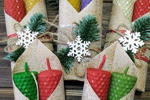 НАБОР СВЕЧЕК ИЗ НАТУРАЛЬНОЙ ВОЩИНЫ 2ШТ (02) - Описание