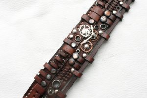 кожаный браслет 70 - Описание