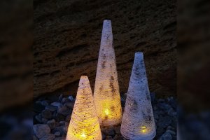 Новогодние декор (светильники, подсвечники)