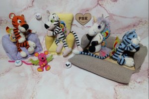 Диван для ляльок, мініатюрна софа, м'які меблі для іграшок - Опис