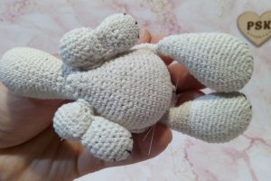 Кот ручной работы, маленькая мягкая кошка вязаная крючком 1 - Описание