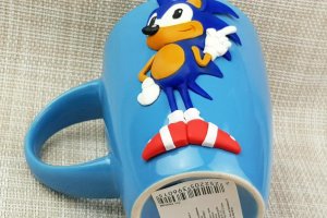 Чашка з декором Соник кухоль подарунок об'ємна фігурка - Опис