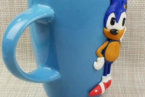 Чашка з декором Соник кухоль подарунок об'ємна фігурка - Опис