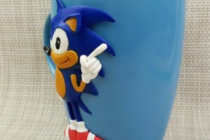 Чашка з декором Соник кухоль подарунок об'ємна фігурка - Опис