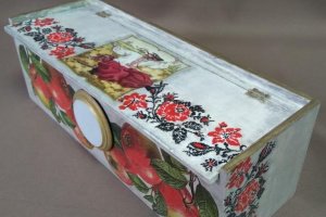Короб для бутылки з 4 подставками - Описание
