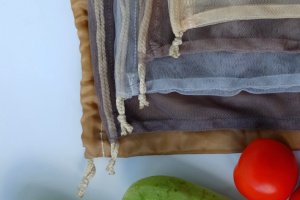 Еко мішечки 5шт, набір еко мішечків для покупок - Опис