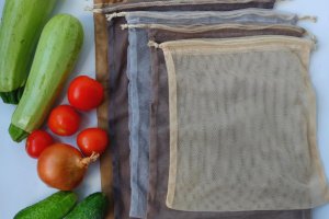 Еко мішечки 5шт, набір еко мішечків для покупок - Опис