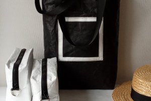 ЕКО-ТОРБА ЧОРНА БІОРОЗКЛАДНА TYVEK DUPONT - Опис