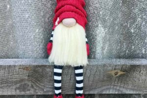 Новогодний гном - эльф - Описание