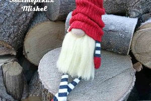 Новогодний гном - эльф - Описание