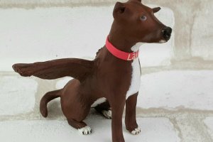 Пітбуль піт-бультер'єр собака пес портретна фігурка - Опис