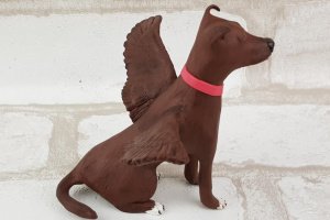 Пітбуль піт-бультер'єр собака пес портретна фігурка - Опис