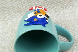 Игрушка кружка СОНИК подарок на день рождения чашка - Описание